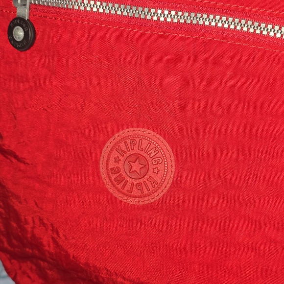 Kipling Red Backpack with Front Zipper - Picture 4 of 6